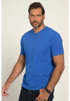 JP1880 Grosse Grössen Bis - T-Shirt Basic - Sterk Blauw