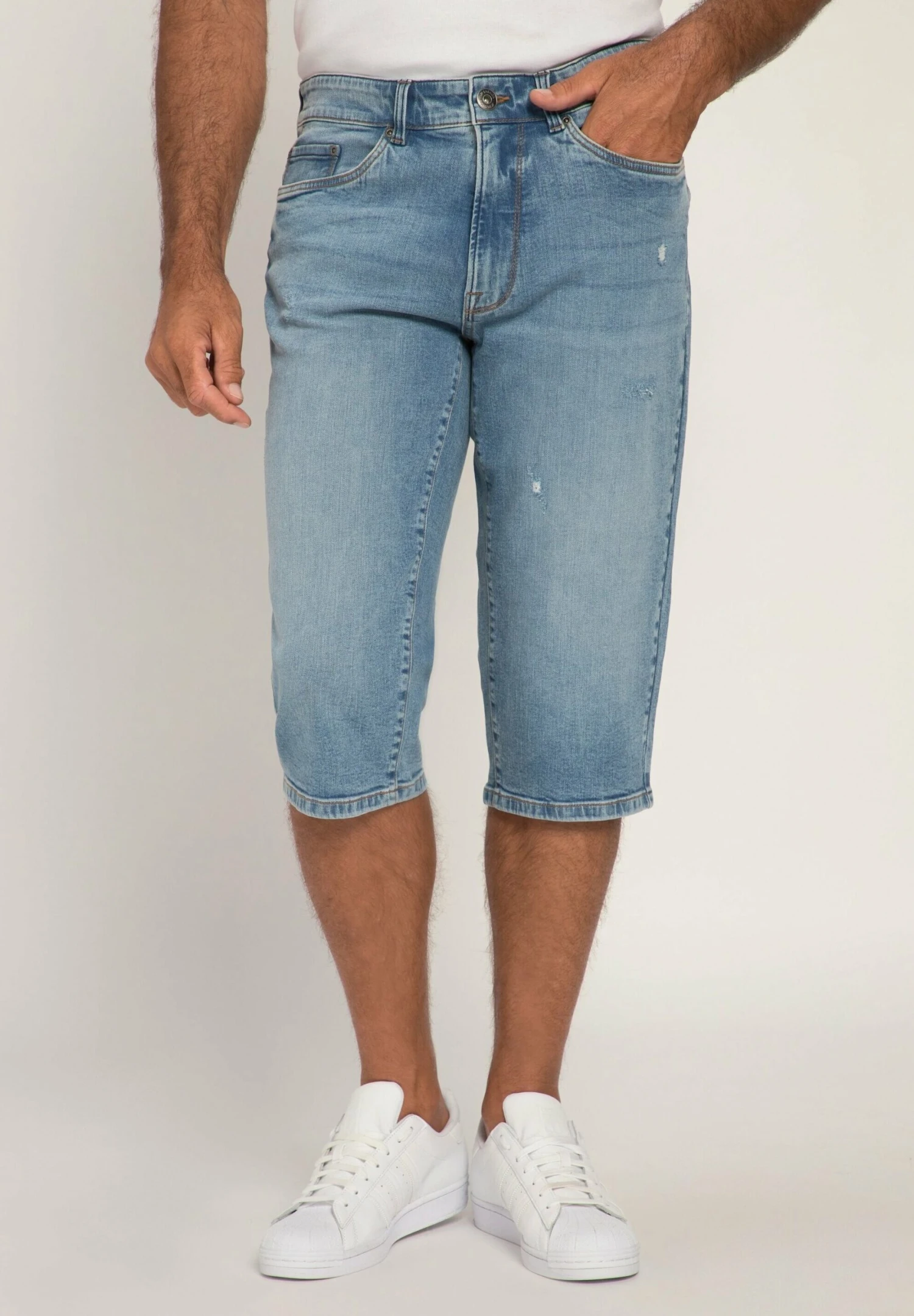 JP1880 3 4-Powerstretch 5-Pocket - Jeansshort - Light Blue 3 JP1880 3 4-Powerstretch 5-Pocket - Jeansshort - Light Blue