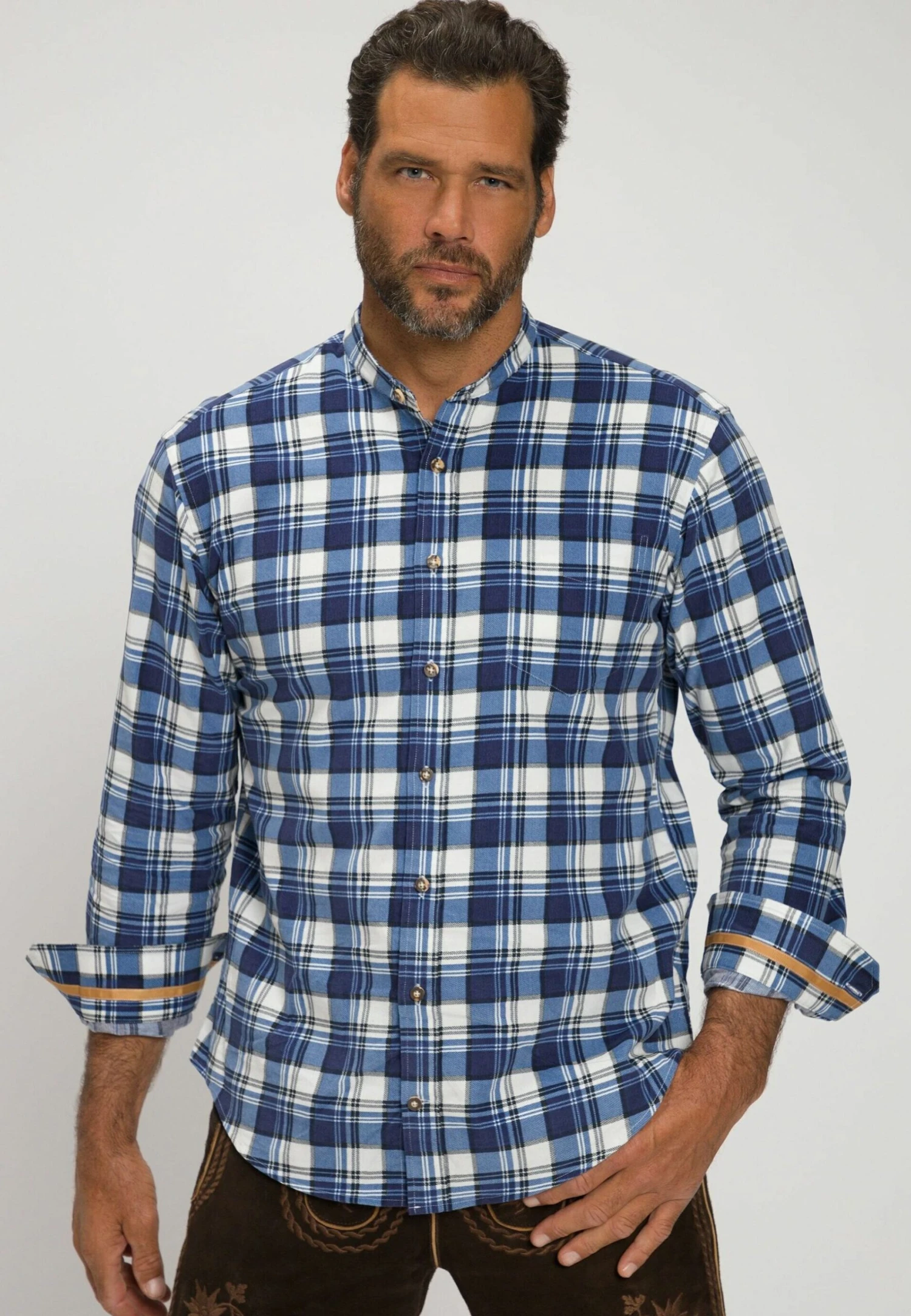 JP1880 Folklore Modern Fit - Overhemd - Navy Blauw 3 JP1880 Folklore Modern Fit - Overhemd - Navy Blauw