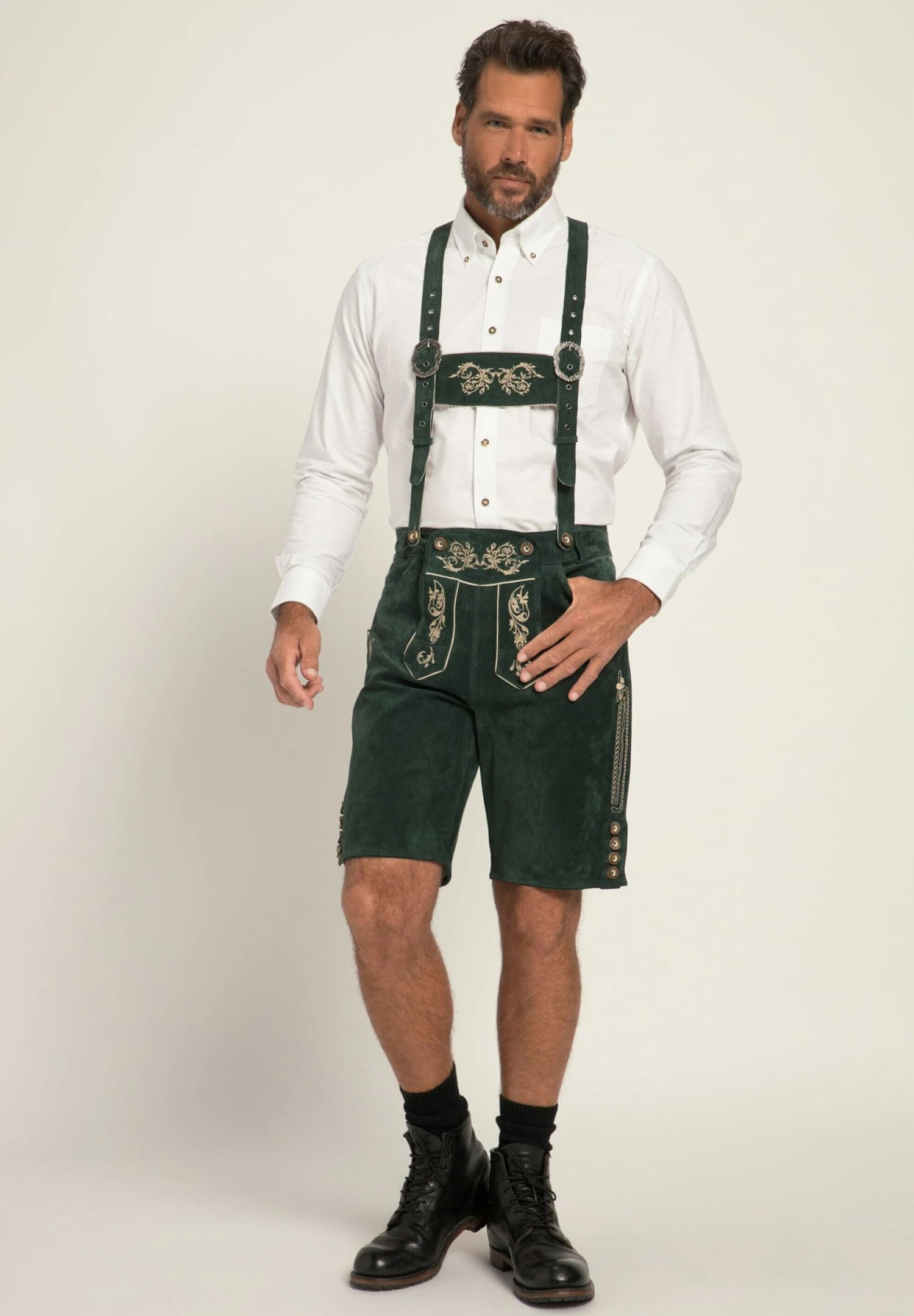 JP1880 Shorts - Flaschengrün 3 JP1880 Shorts - Flaschengrün