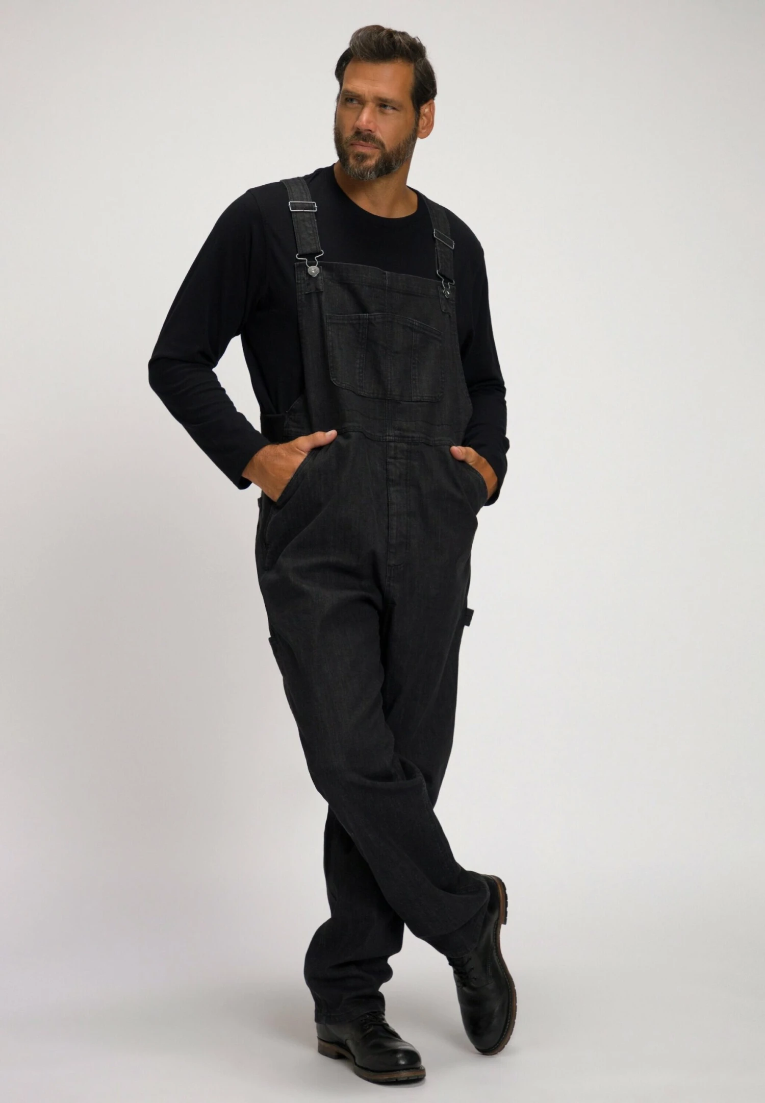 JP1880 Tuinbroek - Black 4 JP1880 Tuinbroek - Black - Afbeelding 2