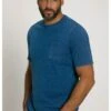 JP1880 Halbarm - T-Shirt Basic - Blue Denim -JP1880 de7a43d91407419b8c3d280dc3dbbdcb
