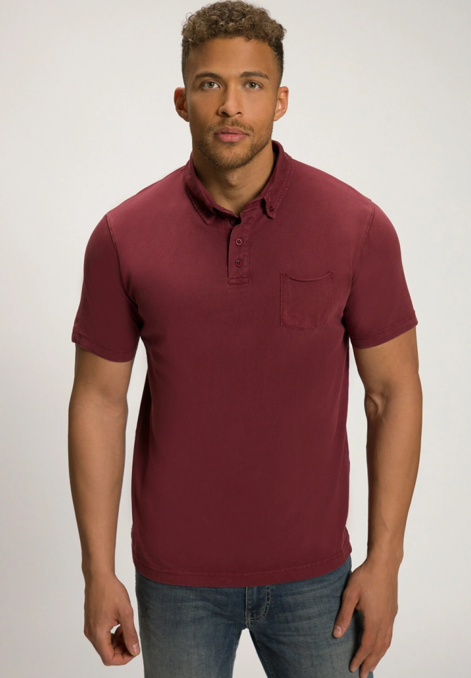 JP1880 Poloshirt - Wijnrood 3 JP1880 Poloshirt - Wijnrood