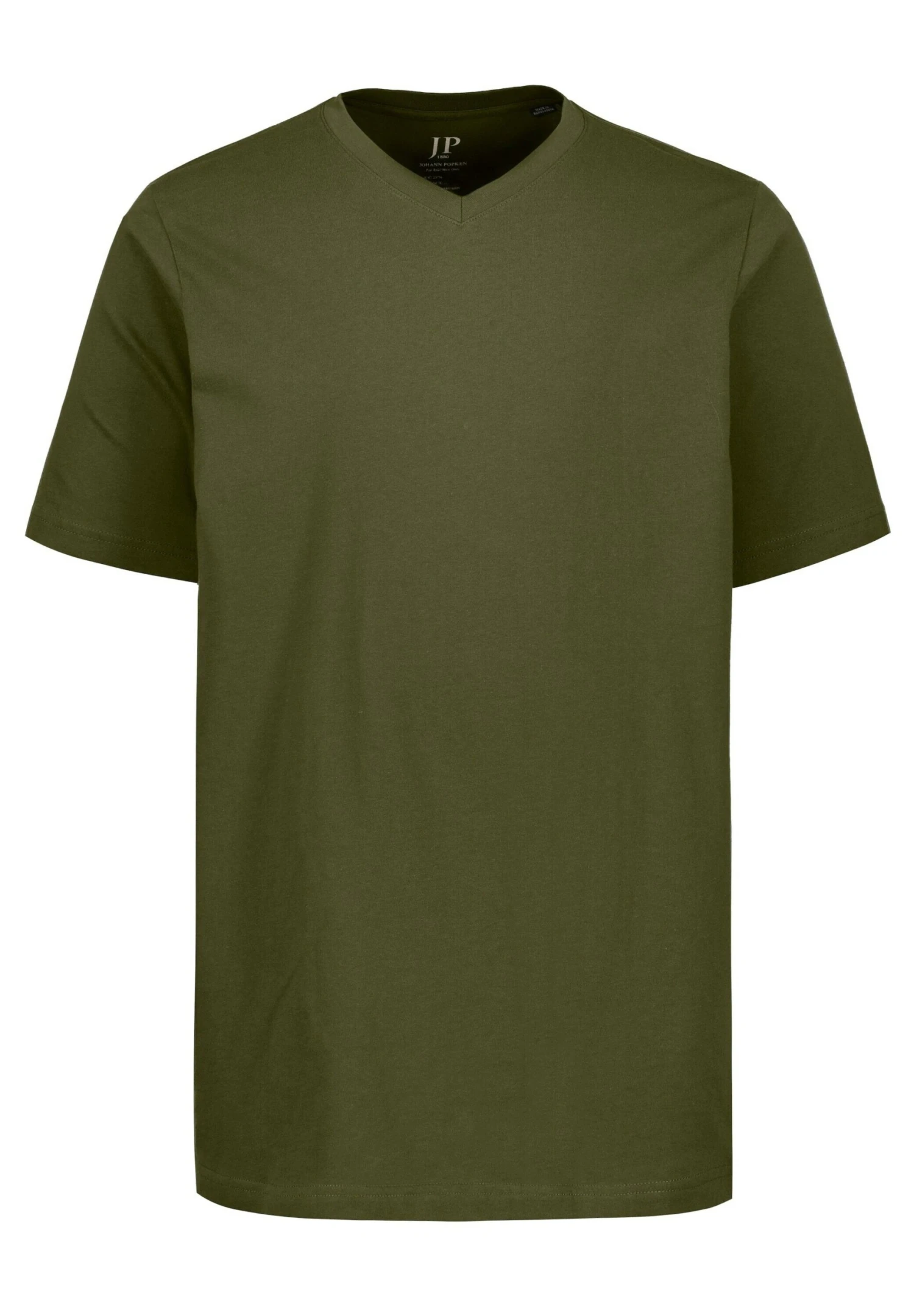 JP1880 Grosse Grössen Bis - T-Shirt Basic - Dunkel Khaki 4 JP1880 Grosse Grössen Bis - T-Shirt Basic - Dunkel Khaki - Afbeelding 2