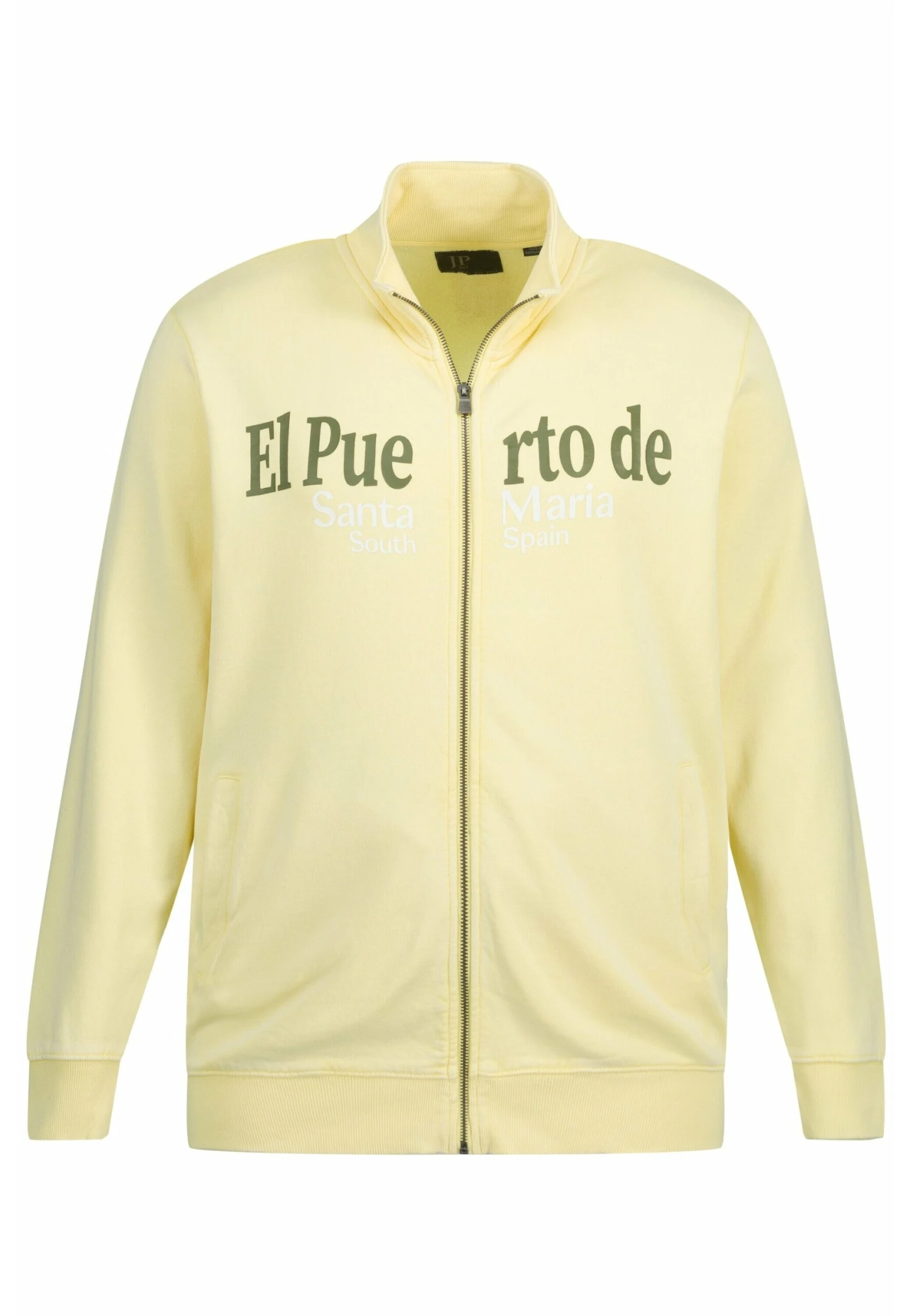 JP1880 Sweater Met Rits - Jaune Clair 3 JP1880 Sweater Met Rits - Jaune Clair