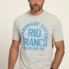 JP1880 Halbarm Rio Branco - T-Shirt Print - Grau Melange