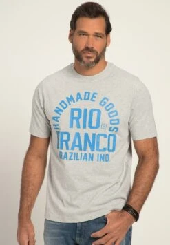 JP1880 Halbarm Rio Branco - T-Shirt Print - Grau Melange