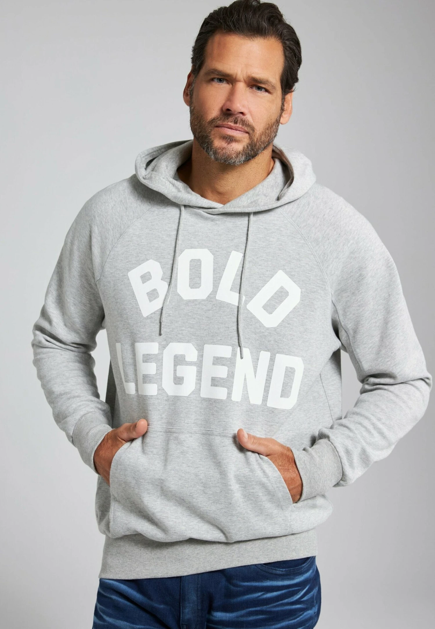 JP1880 Sweater - Hellgrau Mélange 3 JP1880 Sweater - Hellgrau Mélange