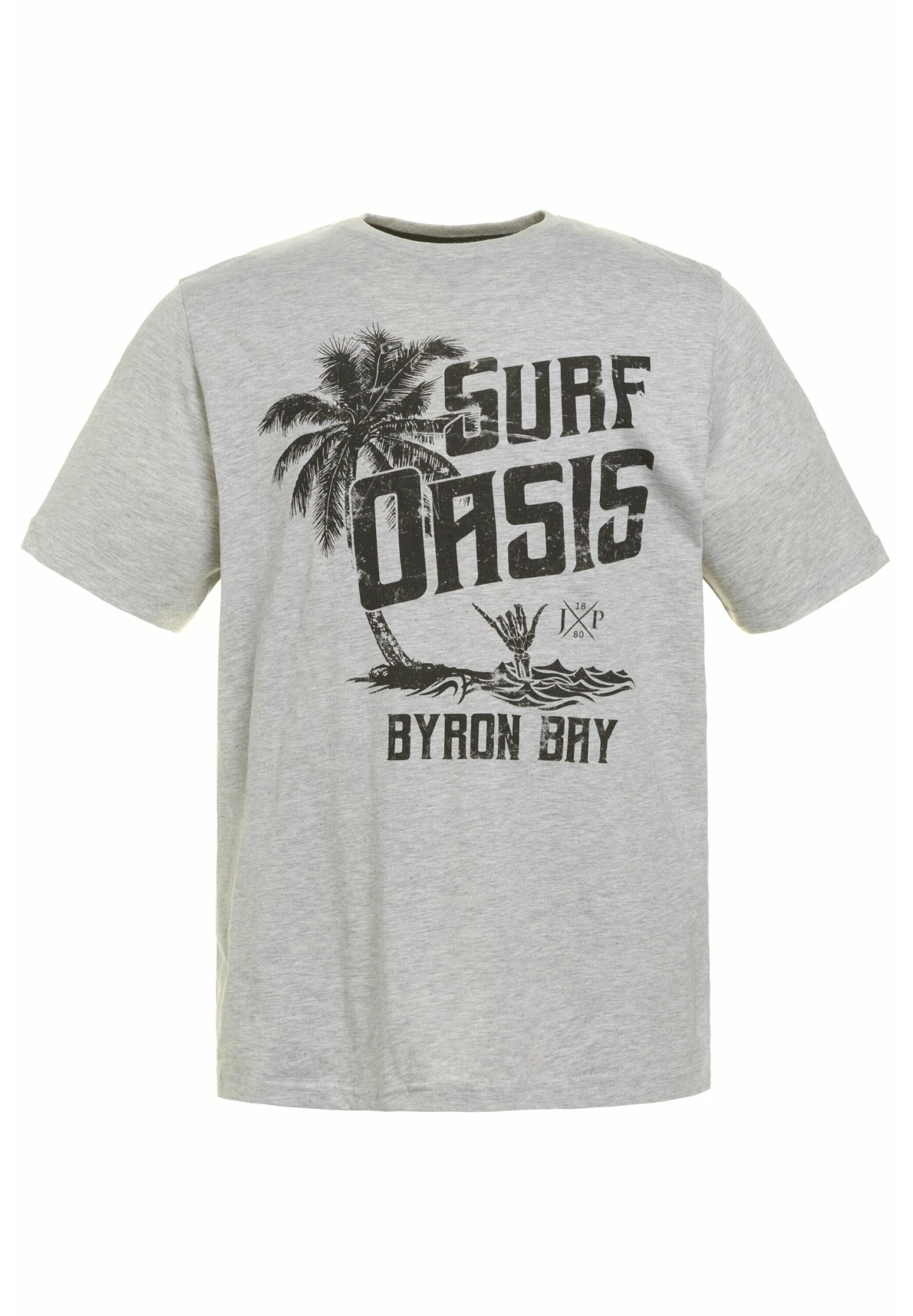 JP1880 T-Shirt Print - Gris Clair Chiné 3 JP1880 T-Shirt Print - Gris Clair Chiné