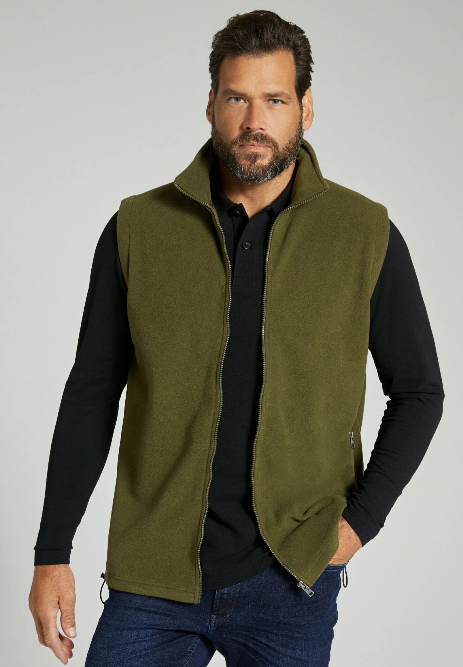 JP1880 Bodywarmer - Dunkel Khaki 3 JP1880 Bodywarmer - Dunkel Khaki