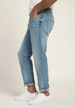 JP1880 Powerstrech 5-Pocket Regular Fit - Straight Leg Jeans - Light Blue 9 JP1880 Powerstrech 5-Pocket Regular Fit - Straight Leg Jeans - Light Blue -JP1880 e564e55895864ba8aaec1b2b075b701e