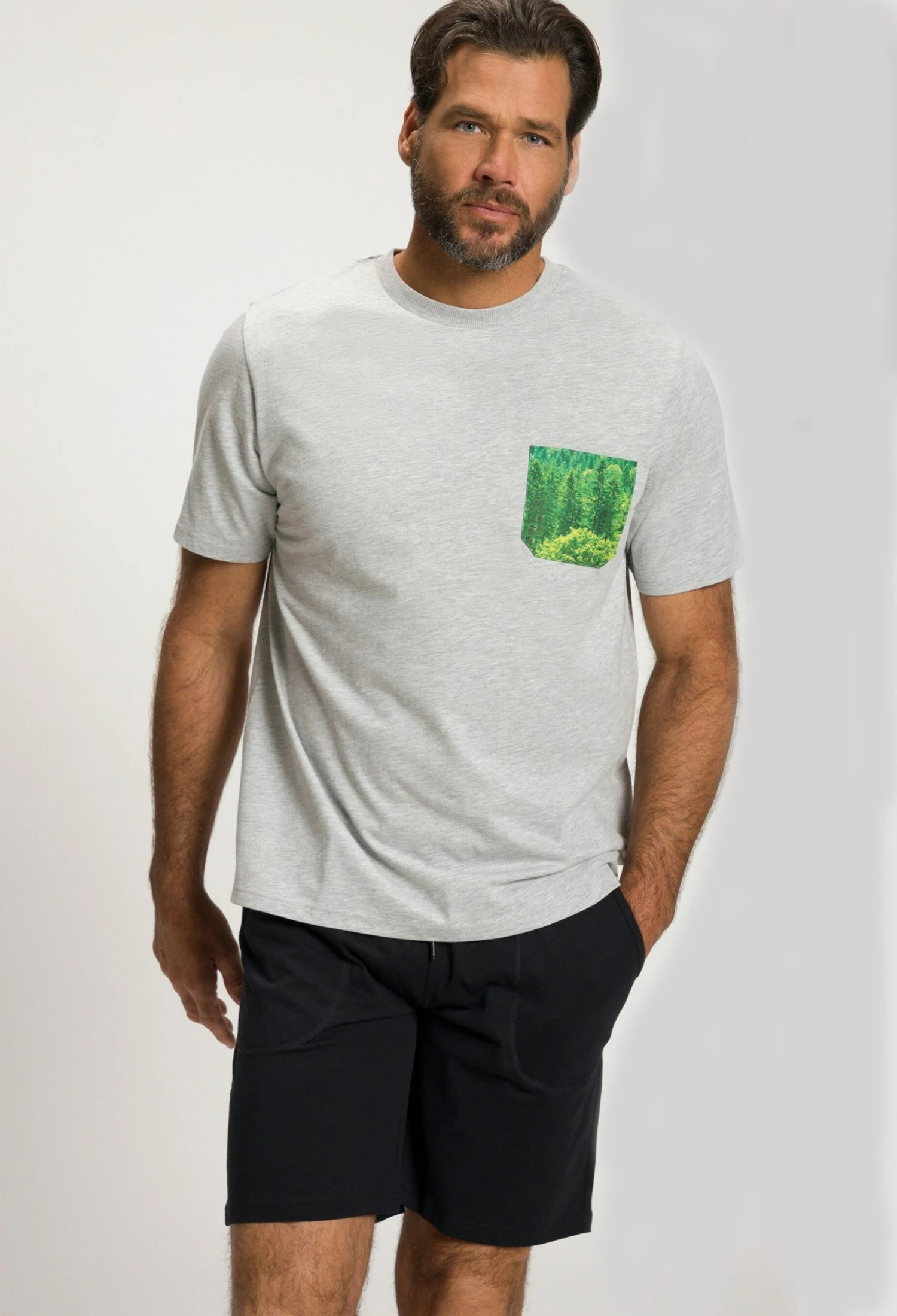 JP1880 Pyjama - Gris Clair Chiné 3 JP1880 Pyjama - Gris Clair Chiné