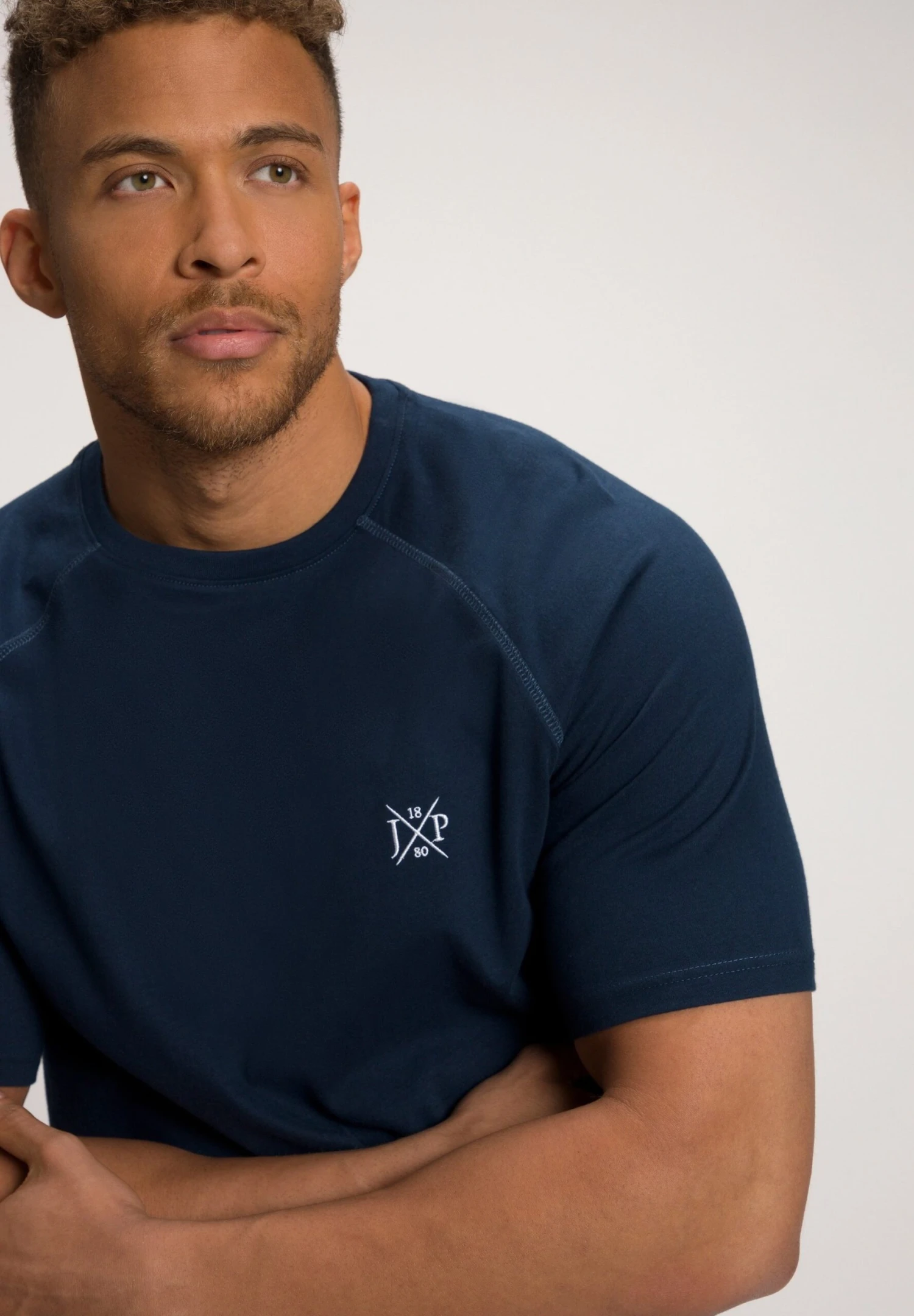 JP1880 T-Shirt Basic - Mat Nachtblauw 4 JP1880 T-Shirt Basic - Mat Nachtblauw - Afbeelding 2