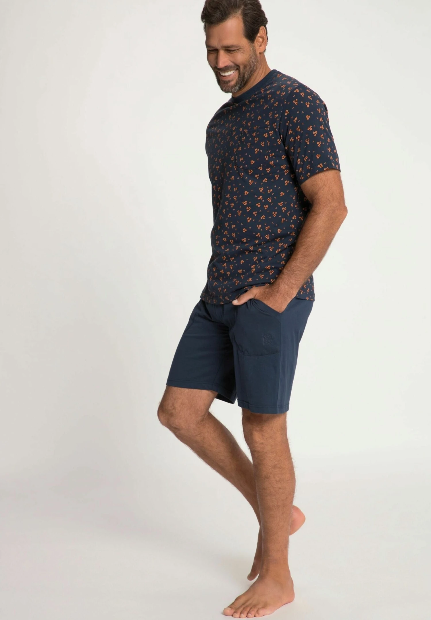 JP1880 Set - Pyjama - Matte Night Blue 3 JP1880 Set - Pyjama - Matte Night Blue