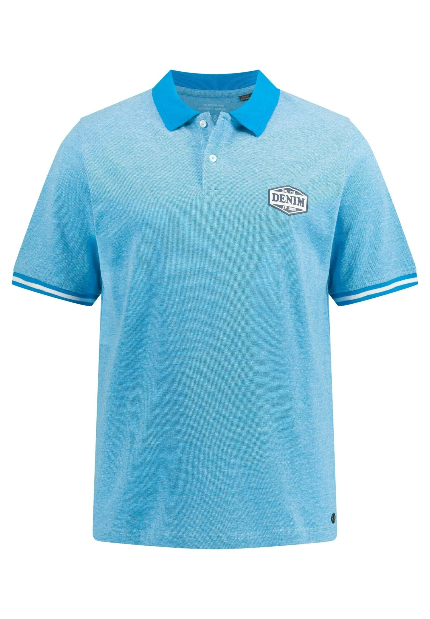 JP1880 Poloshirt - Turquoise Foncé 5 JP1880 Poloshirt - Turquoise Foncé - Afbeelding 3