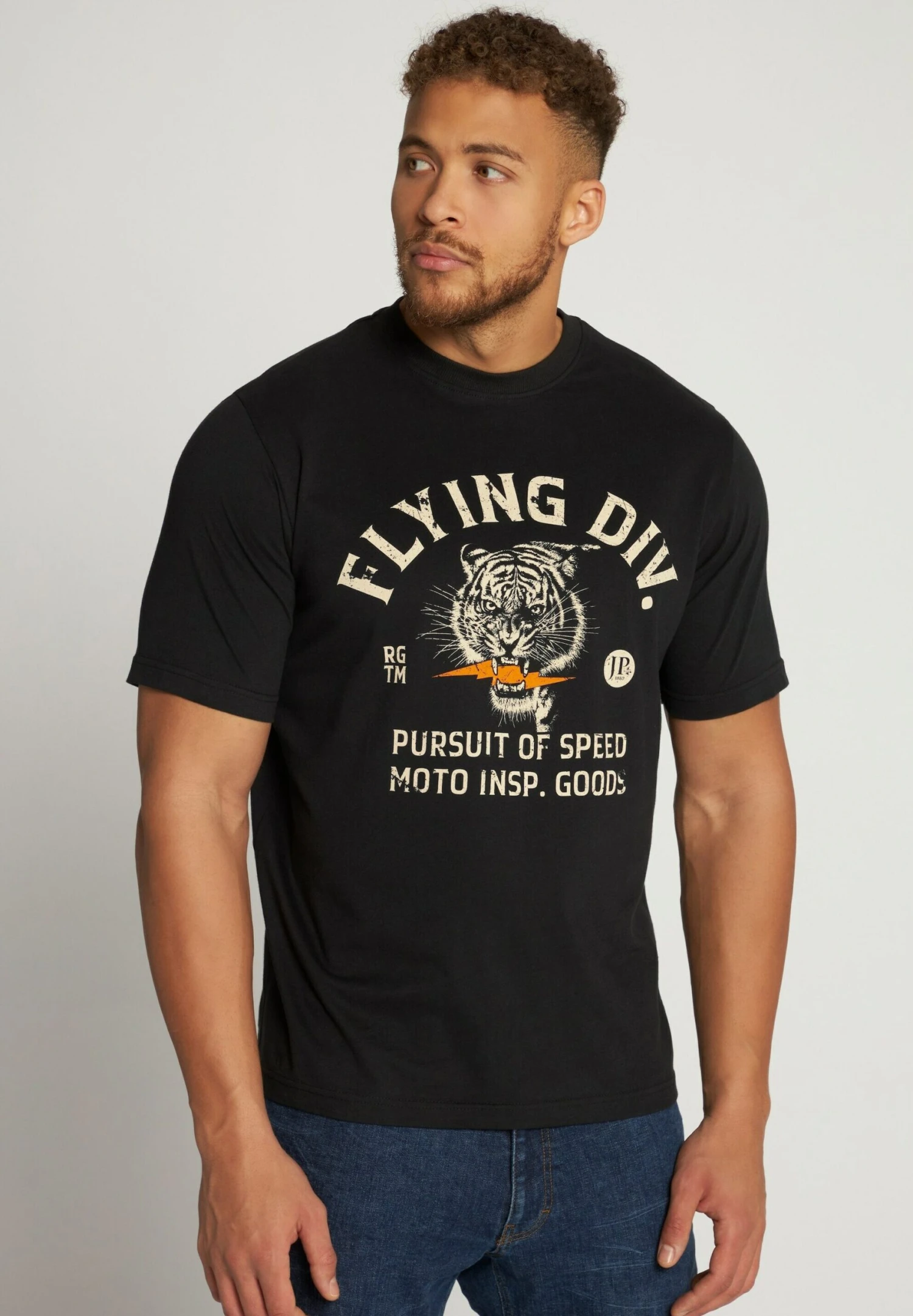 JP1880 A Manches CourtesCol Rond Et Flying Div - T-Shirt Print - Noir 3 JP1880 A Manches CourtesCol Rond Et Flying Div - T-Shirt Print - Noir