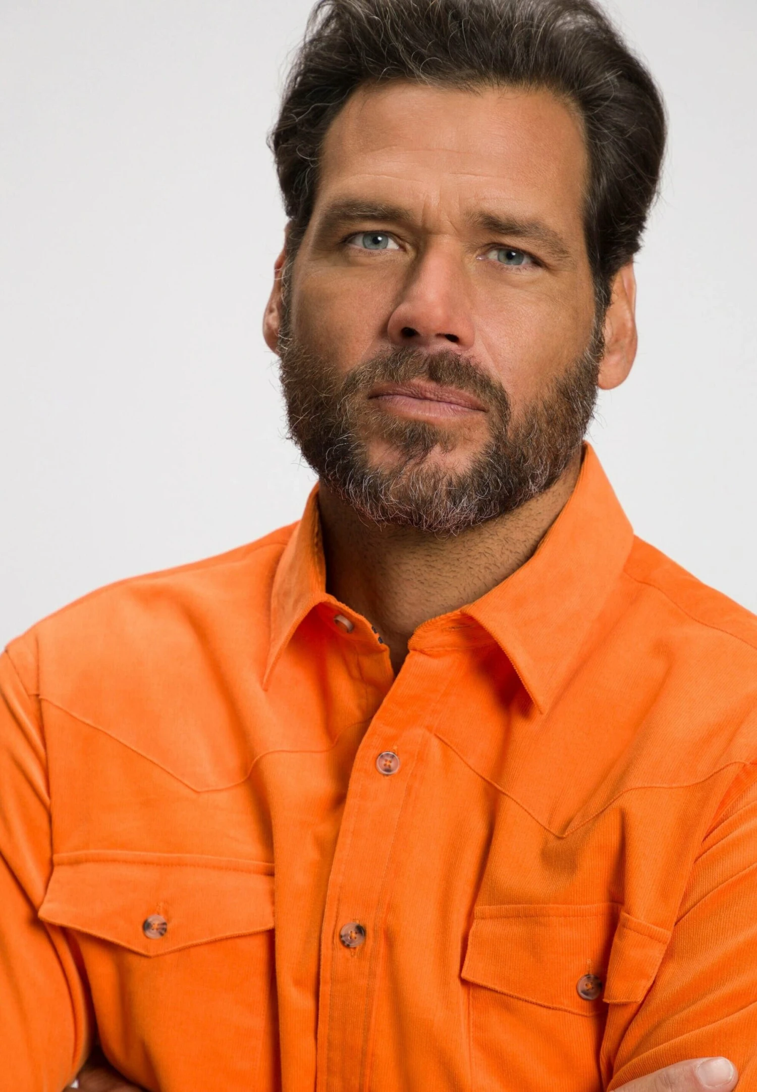 JP1880 Overhemd - Deep Orange 4 JP1880 Overhemd - Deep Orange - Afbeelding 2