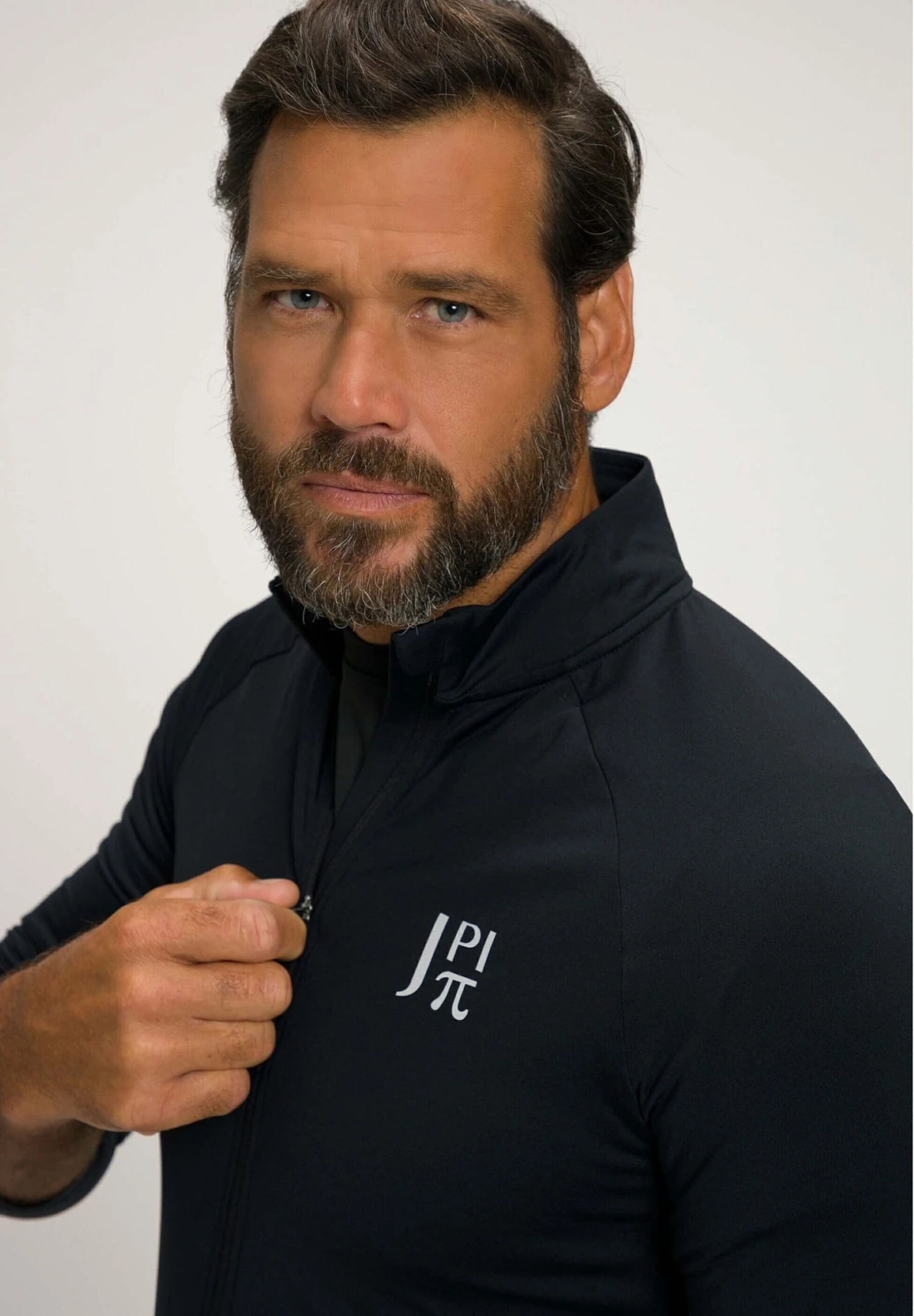 JP1880 Sweater Met Rits - Schwarz 4 JP1880 Sweater Met Rits - Schwarz - Afbeelding 2