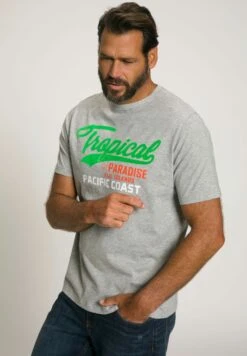 JP1880 T-Shirt Print - Grau Melange