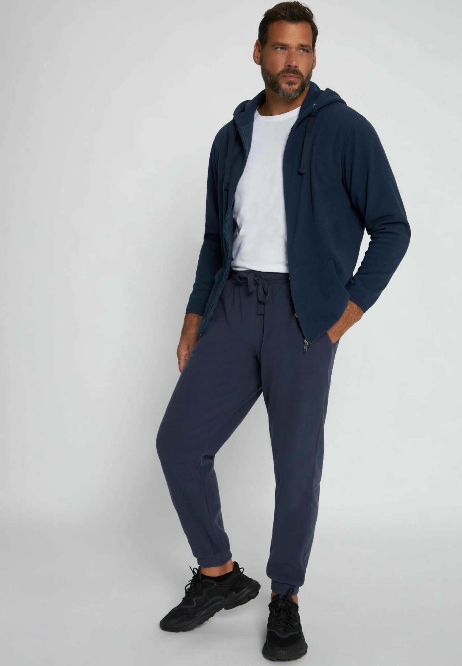 JP1880 Sweater Met Rits - Mattes Nachtblau 4 JP1880 Sweater Met Rits - Mattes Nachtblau - Afbeelding 2