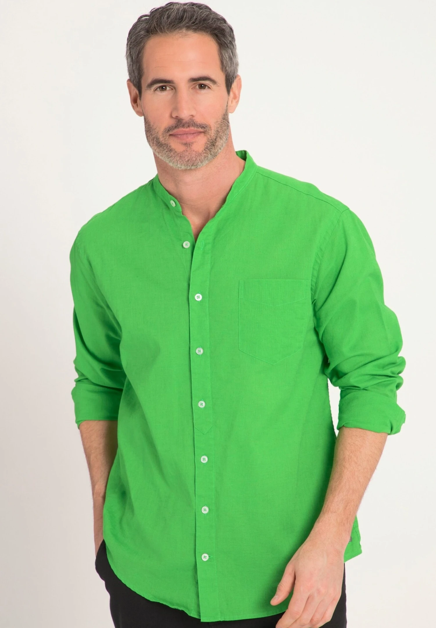 JP1880 Overhemd - Light Green 4 JP1880 Overhemd - Light Green - Afbeelding 2