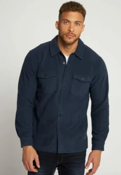 JP1880 Overhemd - Mattes Nachtblau