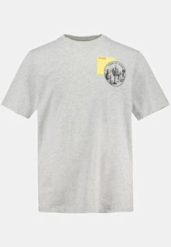 JP1880 T-Shirt Print - Hellgrau MélangeGelb -JP1880 f4173a72060843268d78dcd7555e9f57