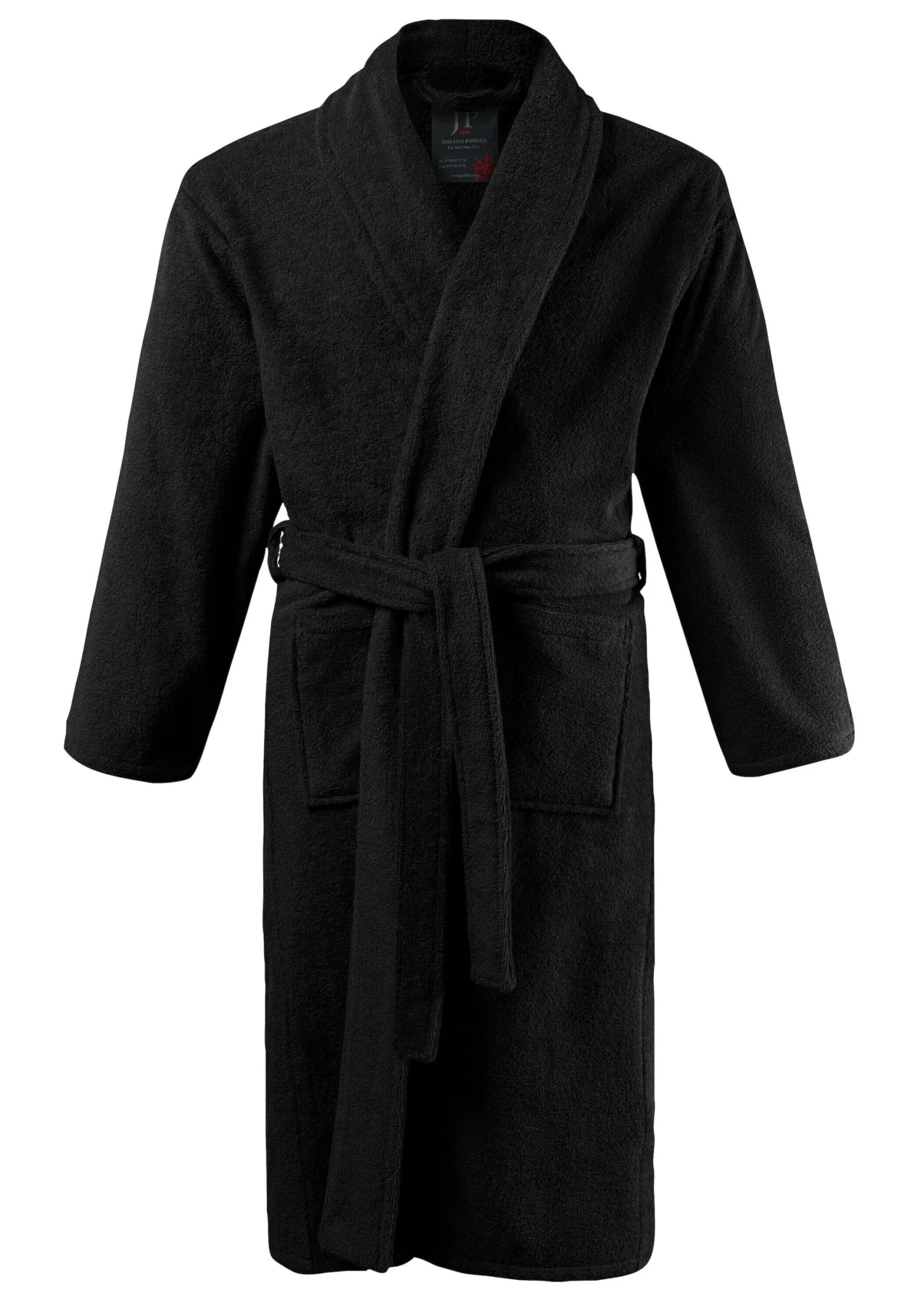 JP1880 Badjas - Noir 4 JP1880 Badjas - Noir - Afbeelding 2