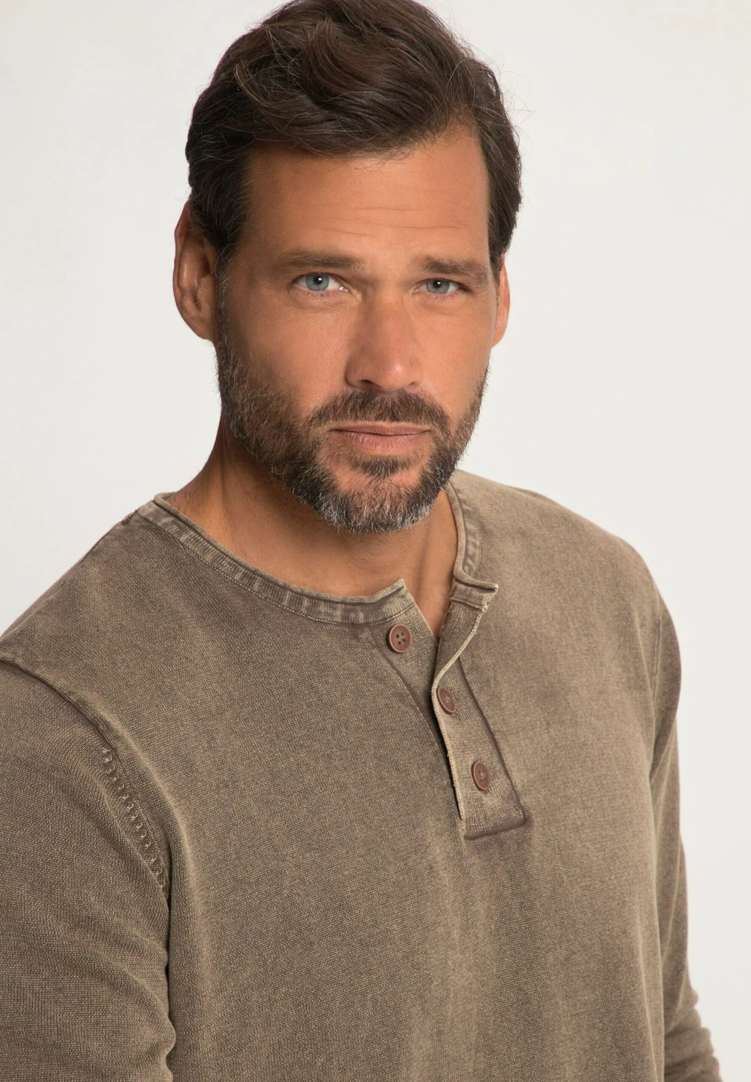 JP1880 Trui - Mokka 4 JP1880 Trui - Mokka - Afbeelding 2