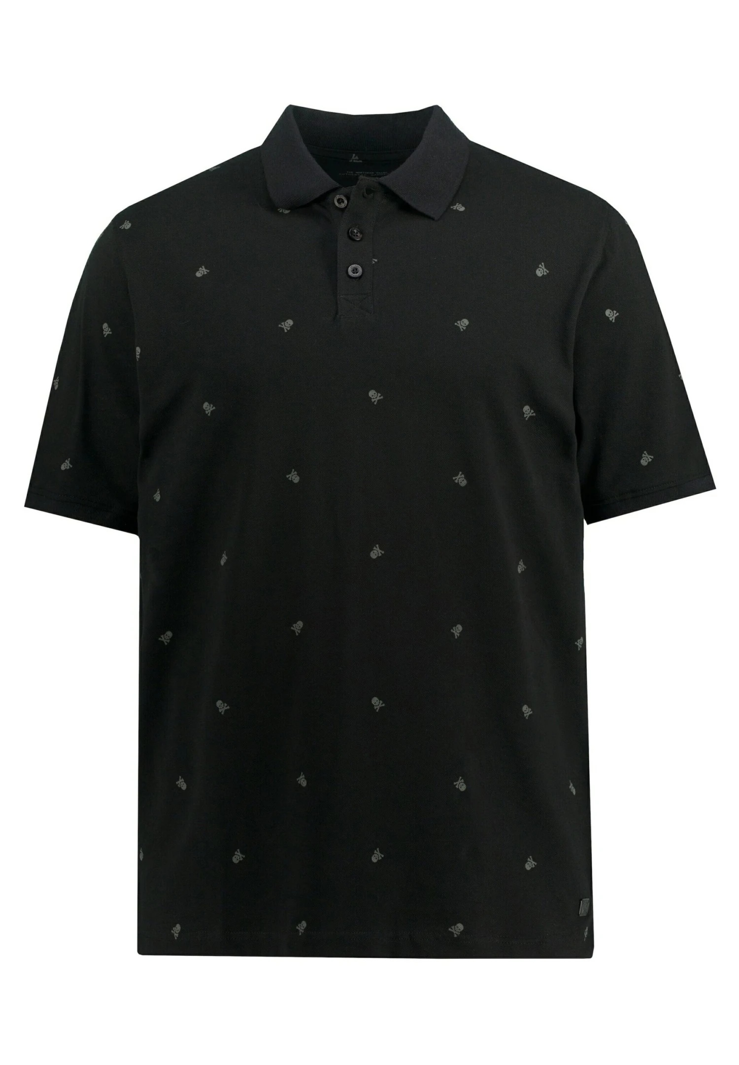 JP1880 Skull Print- Poloshirt - Black 5 JP1880 Skull Print- Poloshirt - Black - Afbeelding 3