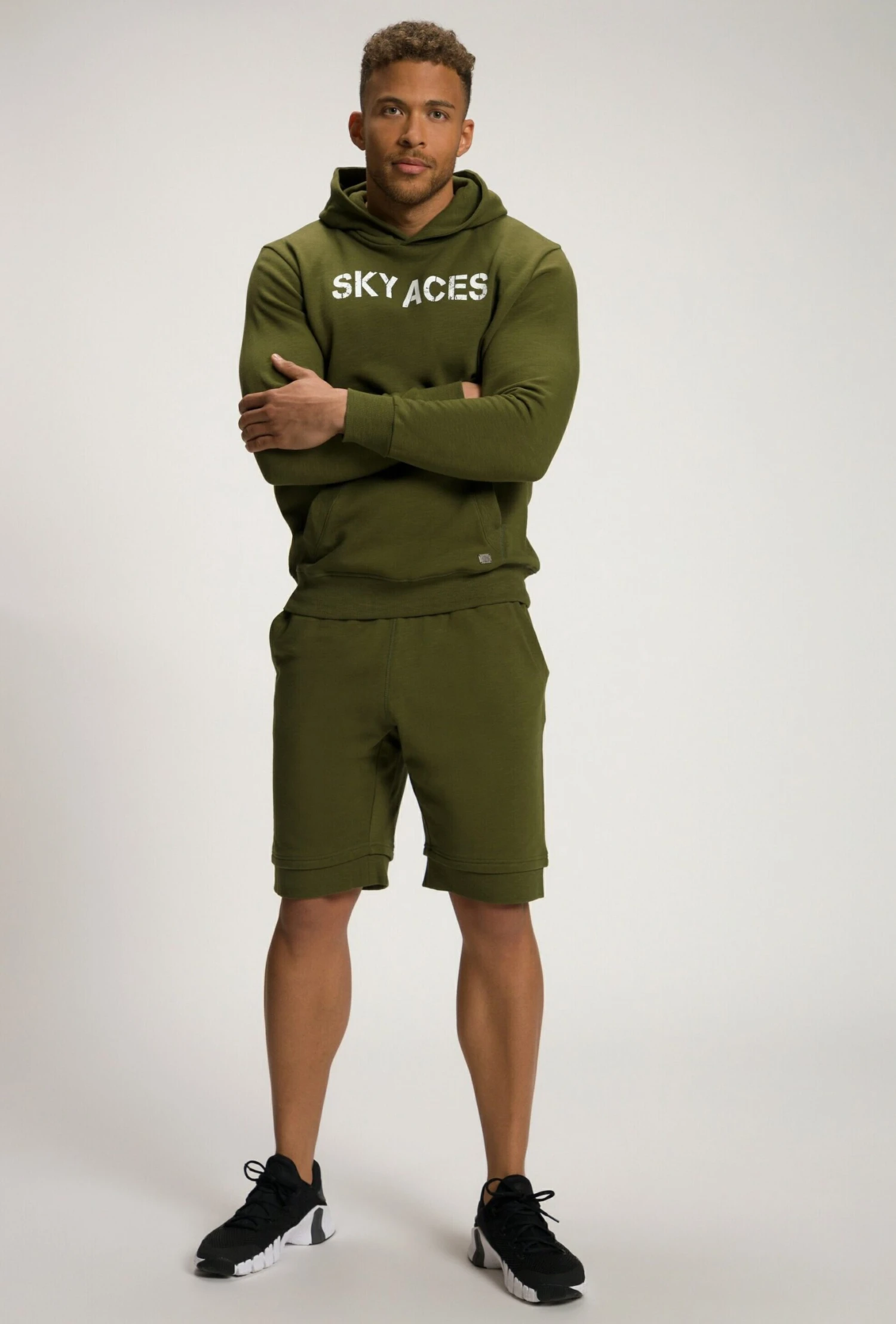 JP1880 Sky Aces - Hoodie - Moosgrün 6 JP1880 Sky Aces - Hoodie - Moosgrün - Afbeelding 4