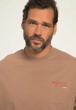 JP1880 Langarm Flexnamic Melange - Longsleeve - Hellbraun -JP1880 fa3aa271937a4ccb9b32fe843ae9c6ec