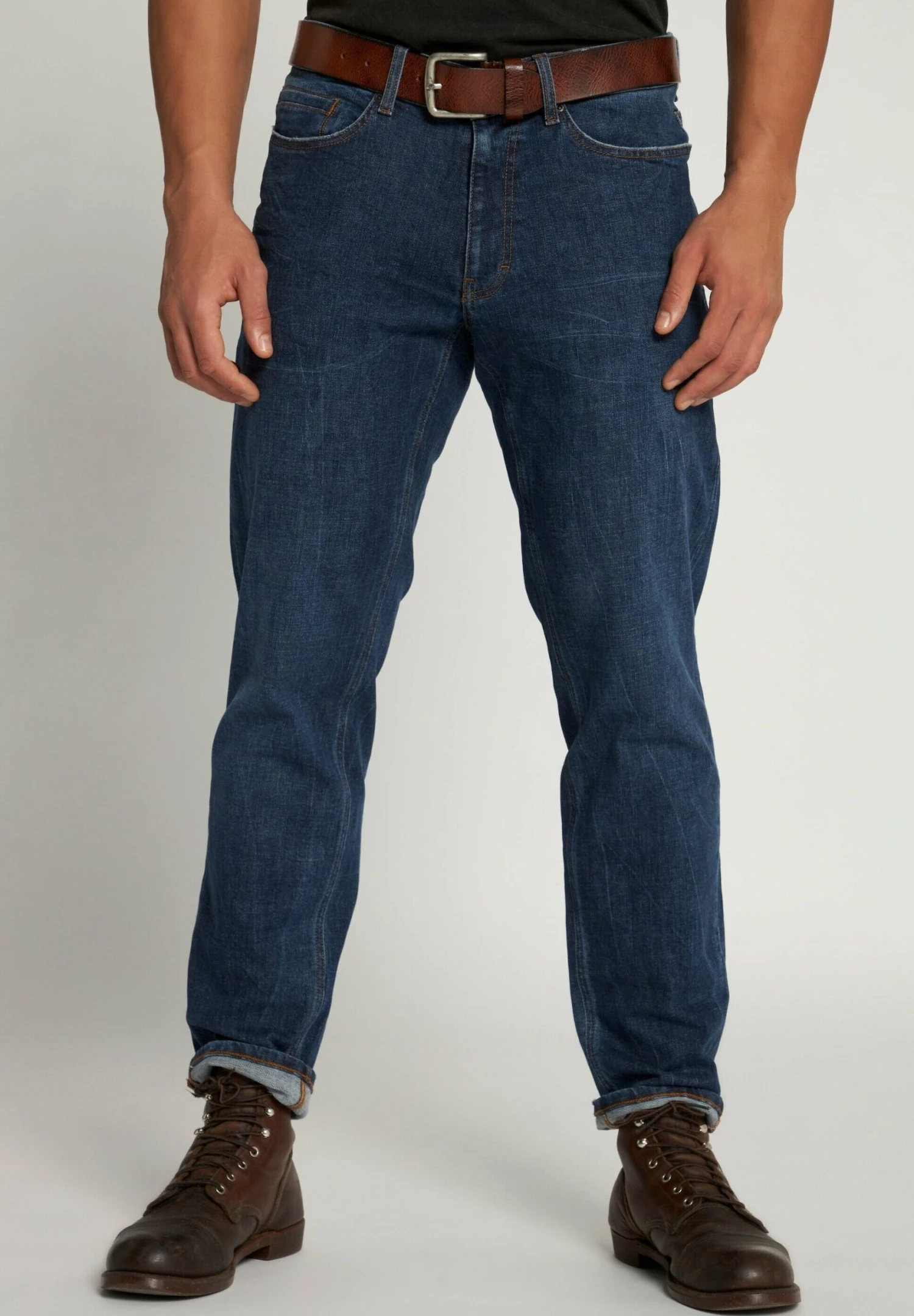 JP1880 Straight Leg Jeans - Dark Blue Denim 3 JP1880 Straight Leg Jeans - Dark Blue Denim
