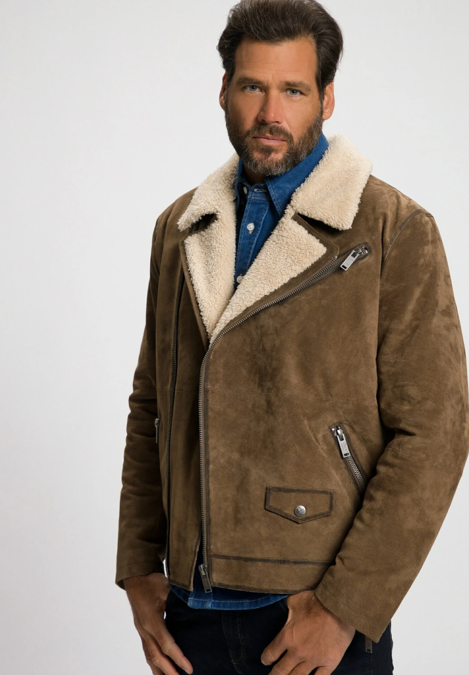 JP1880 Leren Jas - Brun Camel 3 JP1880 Leren Jas - Brun Camel