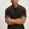 JP1880 Poloshirt - Black Brown -JP1880 fdb4dc2ee03a419babf8427d549fedee