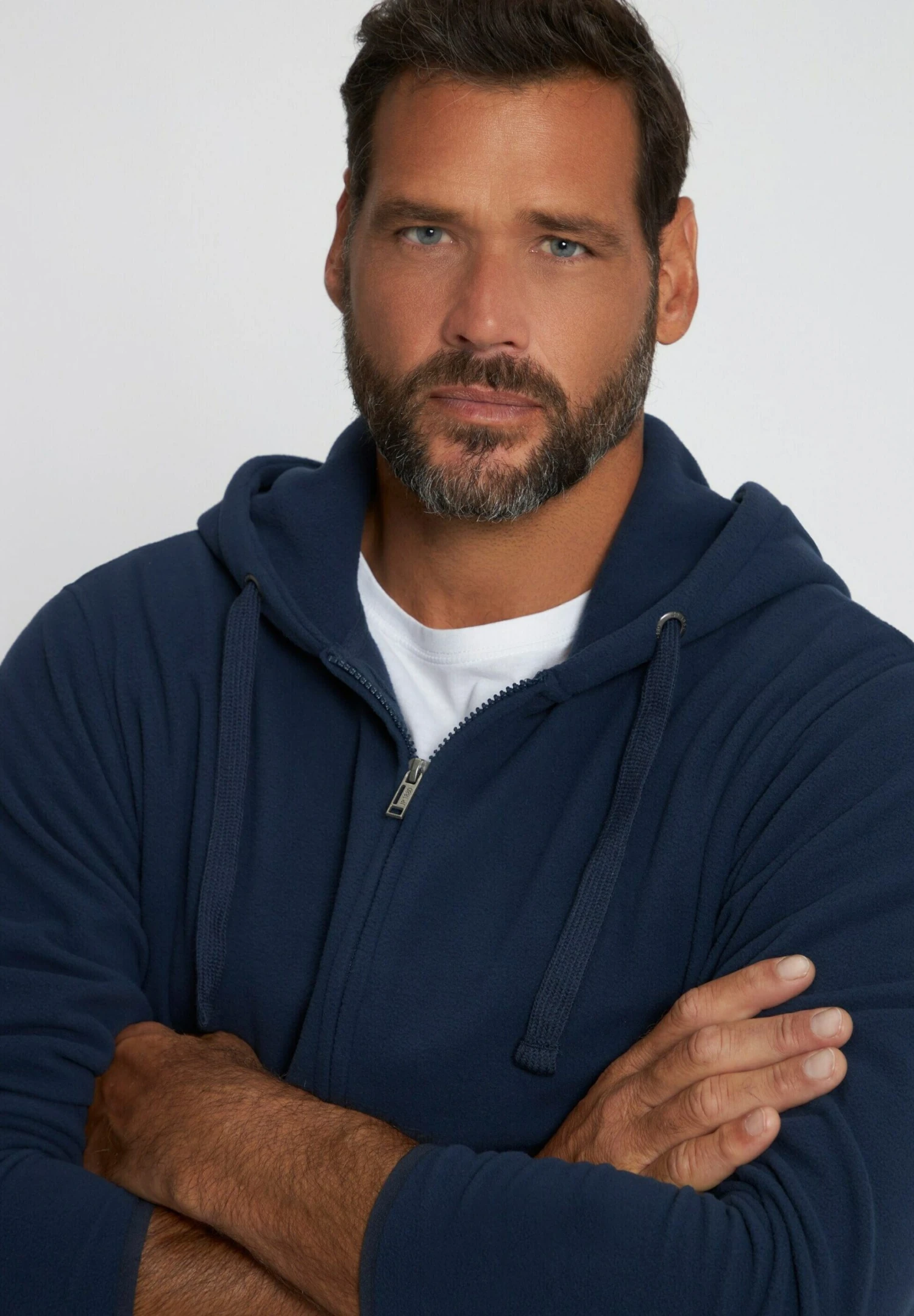 JP1880 Sweater Met Rits - Mattes Nachtblau 5 JP1880 Sweater Met Rits - Mattes Nachtblau - Afbeelding 3