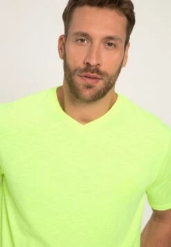 JP1880 T-Shirt Basic - Jaune Fluo 6 JP1880 T-Shirt Basic - Jaune Fluo -JP1880 ff2ea22304ef406d8dae092080c18937