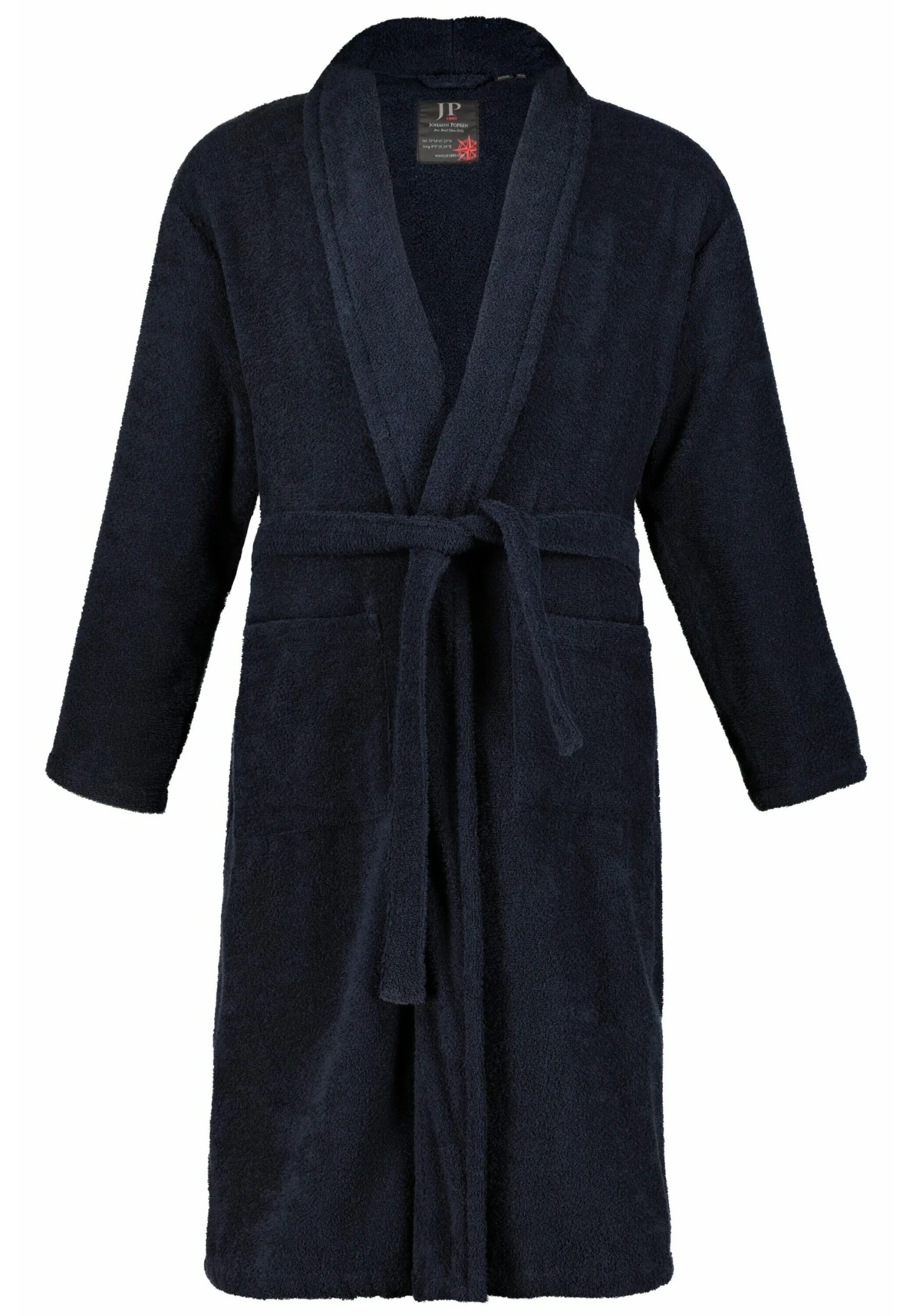 JP1880 Badjas - Navy 3 JP1880 Badjas - Navy - Afbeelding 2